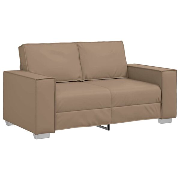 vidaXL Sofa Cappuccino 160 x 80 x 84 cm Fabric