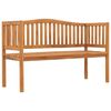 vidaXL Garden Bench 150 cm Solid Teak Wood