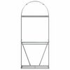 vidaXL Log Holder Anthracite 80x45x190 cm Galvanised Steel