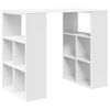 vidaXL Desk White Engineered Wood 90 x 50 x 75 cm