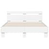 vidaXL Bed Frame without Mattress White 135x190 cm Double