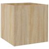 vidaXL Planter Box | Sonoma oak | Engineered wood | 40x40x40 cm