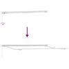 vidaXL Awning Frame Manual White 450 x 300 cm Aluminium