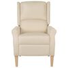 vidaXL Reclining Chair Cream Fabric
