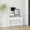 vidaXL Console Table White 105x30x80 cm Engineered Wood