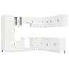 vidaXL 14 Piece Kitchen Cabinet Set "Kalmar" White Engineered Wood