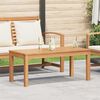 vidaXL Table Brown 95 x 45 x 40 cm Solid Teak Wood