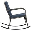vidaXL Garden Rocking Chair Poly Rattan Anthracite