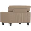 vidaXL Sofa Chair Cappuccino 60 cm Faux Leather