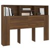 vidaXL Headboard Cabinet Brown Oak 140x19x103.5 cm