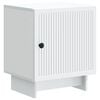 vidaXL Bedside Cabinet White 43 x 34.5 x 50 cm Engineered Wood
