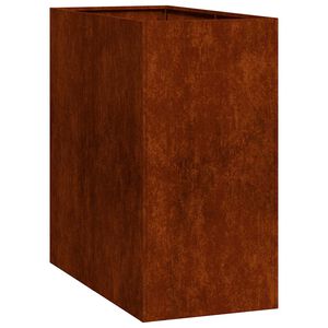vidaXL Planter Rusty 40x80x80 cm Weathering Steel
