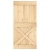 vidaXL Door NARVIK 100x210 cm Solid Wood Pine