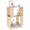 vidaXL Book Cabinet/Room Divider 51x25x70 cm Solid Wood Pine