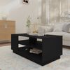 vidaXL Coffee Table Black 102x55x43 cm Engineered Wood