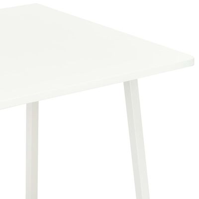 vidaXL Desk with Shelving Unit White 102x50x117 cm