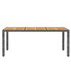 vidaXL 7 Piece Garden Dining Set Poly Rattan Grey