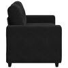 vidaXL Loveseat Sofa Black 160x77x82 cm Velvet