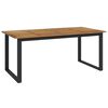 vidaXL Garden Table with U-shaped Legs 180x90x75 cm Solid Wood Acacia
