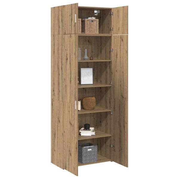 vidaXL Storage Cabinet 3 pcs Artisan Oak