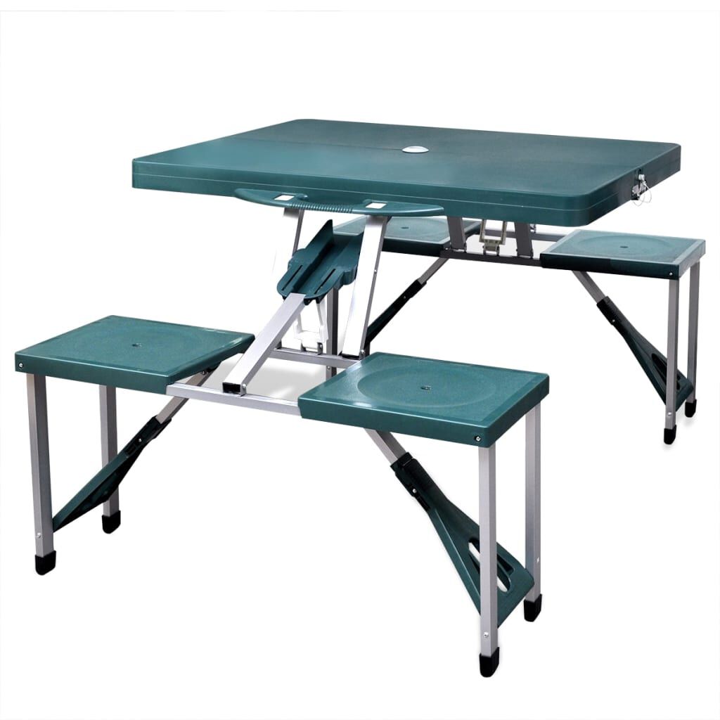 aluminium camping table and chairs