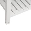 vidaXL Garden Raised Bed White 110x45x79 cm Polypropylene