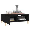 vidaXL Coffee Table Black 90x60x35 cm Engineered Wood