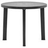 vidaXL Garden Table | Anthracite | Plastic | Medium | Durable | Garden Table