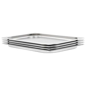 vidaXL Gastronorm Containers 4 pcs GN 1/1 20 mm Stainless Steel