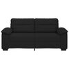 vidaXL 2-Seater Sofa&nbsp;Black 180x81x84 cm Fabric