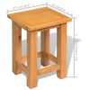 vidaXL End Tables 2 pcs 27x24x37 cm Solid Oak Wood