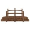 vidaXL Garden Bridge with Railings 150x67x56cm Solid Wood Spruce