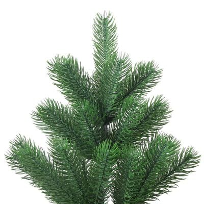 vidaXL Nordmann Fir Artificial Pre-lit Christmas Tree Green 210 cm
