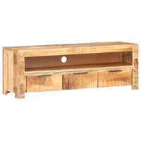 vidaXL TV Cabinet 119x30x41 cm Rough Mango Wood