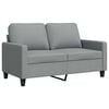 vidaXL 2-Seater Sofa Light Grey 120 cm Fabric