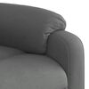 vidaXL Recliner Chair Dark Grey Fabric