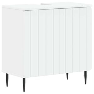 vidaXL Bathroom Sink Cabinet ZWOLLE White 59.5 x 31.5x 59 cm