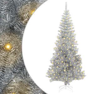 vidaXL Christmas Tree Silver 180 cm PET