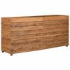 vidaXL Raised Bed 150x40x72 cm Recycled Teak Wood and Steel