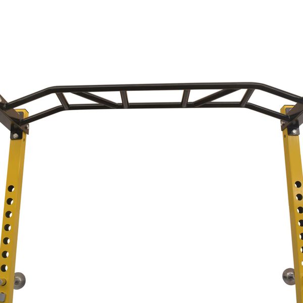 vidaXL Fitness Power Rack 140x145x214 cm Yellow and Black