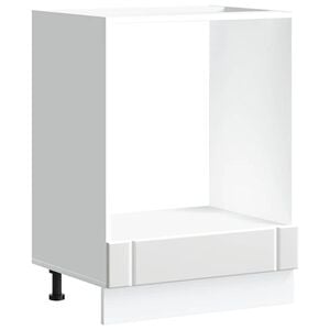 vidaXL Oven Cabinet Lucca White Engineered Wood