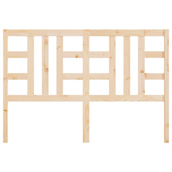 vidaXL Bed Headboard 141x4x100 cm Solid Wood Pine