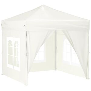 vidaXL Party Tent | Cream | 210D oxford fabric | Regular size for a party tent