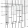 vidaXL 4-Panel Rabbit Cage 433x109x54 cm Galvanised Iron
