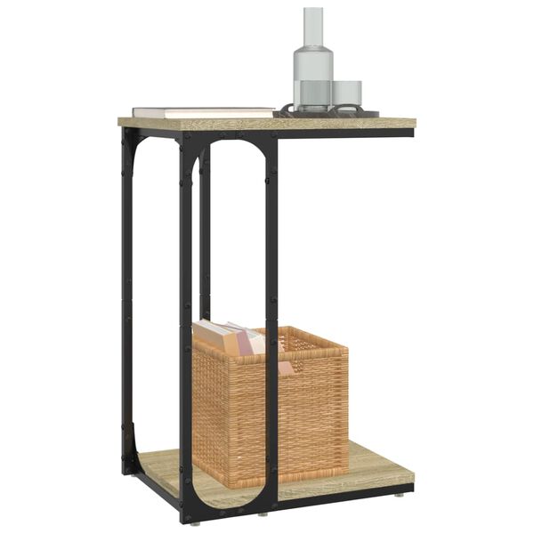 vidaXL Side Table Sonoma Oak 40x30x60 cm Engineered Wood