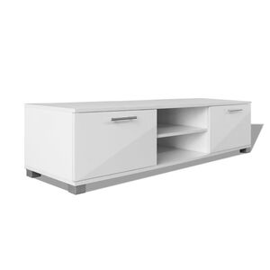 vidaXL TV Cabinet High-Gloss White 120x40.5x35 cm