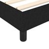 vidaXL Box Spring Bed with Mattress&LED Black 106x203 cm King Single Size Fabric