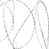vidaXL Razor Wire Helical Wire Roll Galvanized Steel 100 m