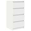 vidaXL Sideboard White 37.5x35x76 cm Engineered Wood