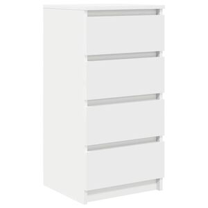 vidaXL Sideboard White 37.5x35x76 cm Engineered Wood